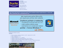 Tablet Screenshot of palmnet.cz